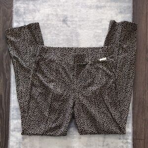 Michael Kors Leopard Print Boot Cut Pants
